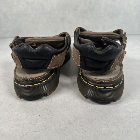 Dr. Martens Sandals Shoes Mens Size 9 Brown Leather Fisherman Buckle England 90s main image 4